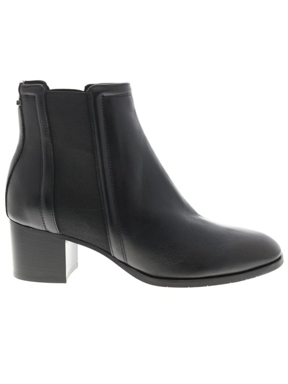 New! Aquatalia Neeva Elastic Calf 34L3572 Black Size 9.5 Made in Italy DD316